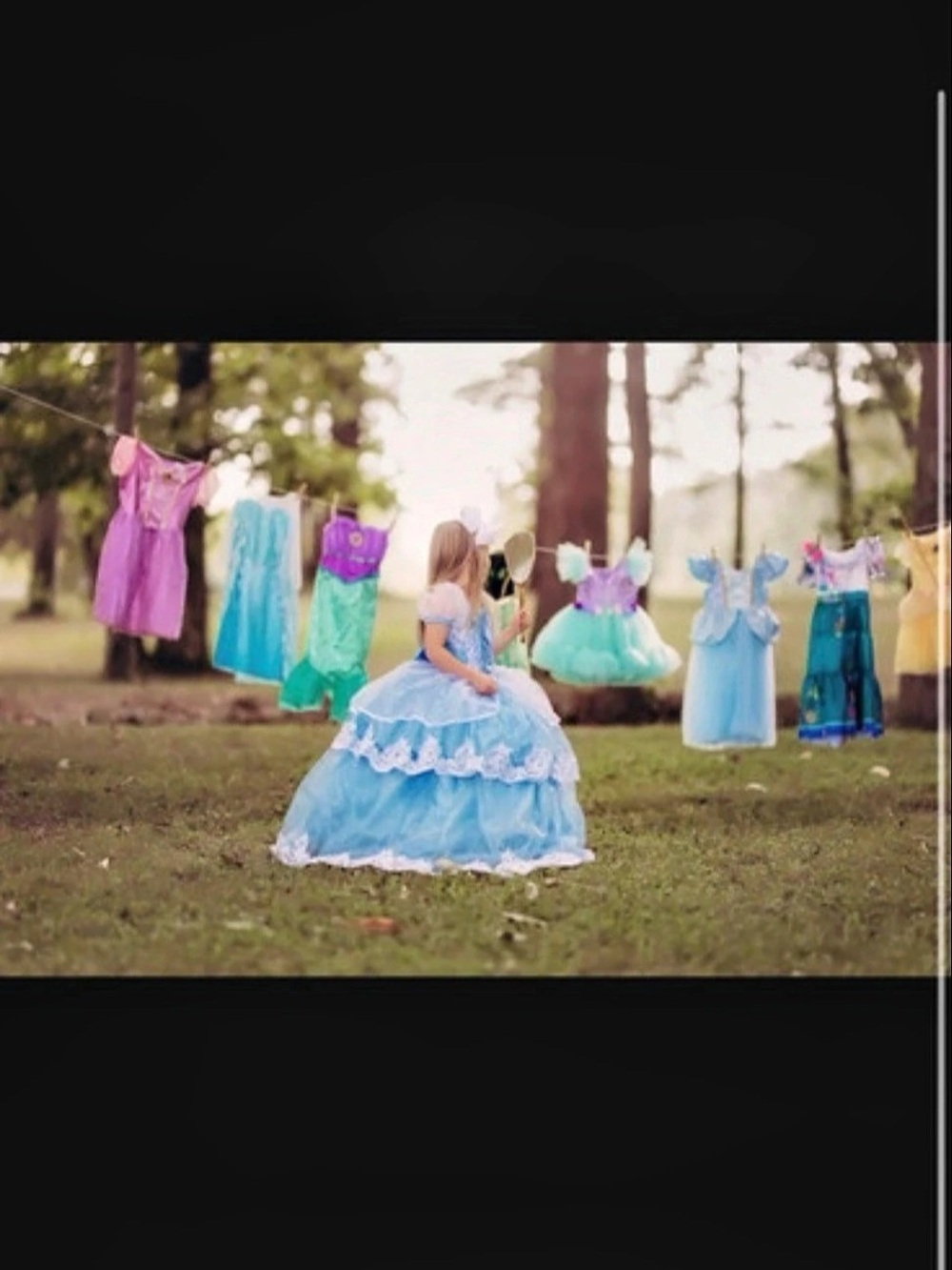Blue & White Formal Dress